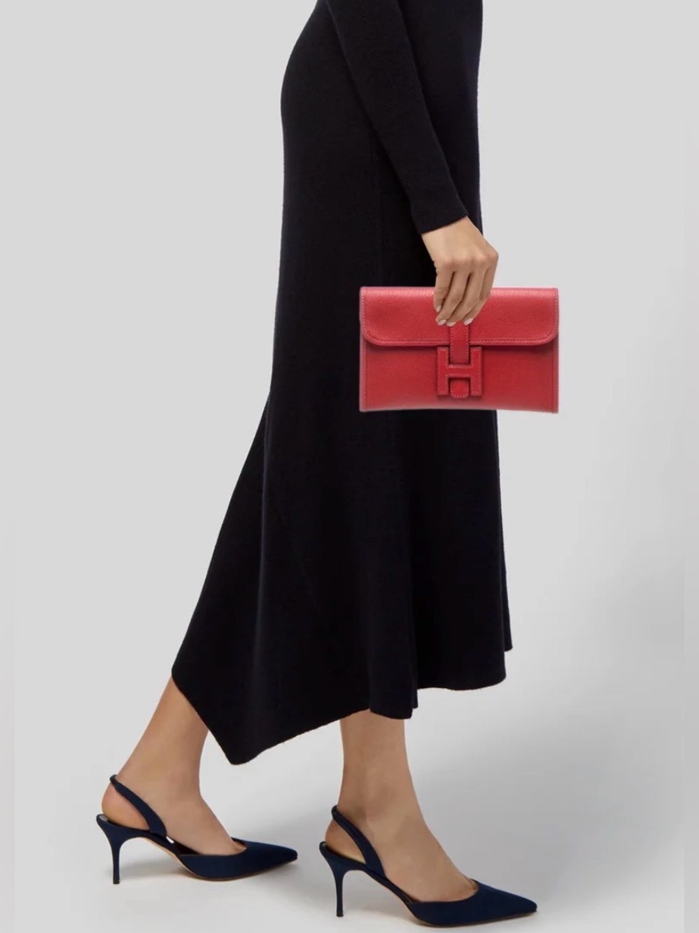 Red Orange Clutch